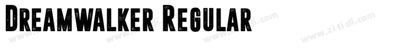 Dreamwalker Regular字体转换